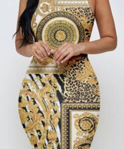 Versace Print Dress