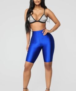 Shiny Biker Shorts