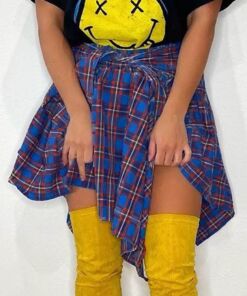 Plaid Mini Dress