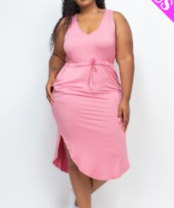 PS Drawstring MIDI Dress