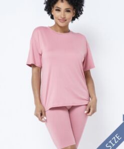 T-shirt & Biker Short Set