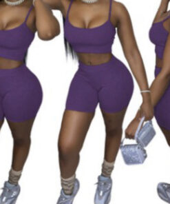 Solid Two Piece Short Set