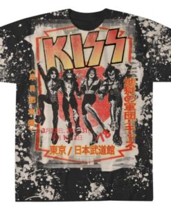 KISS tye dye graphic tee