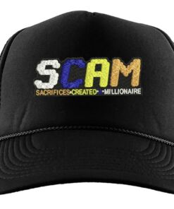 S C A M Trucker Hat