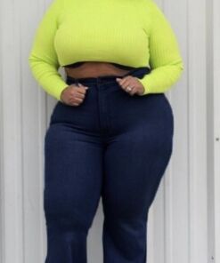 Plus Flare Leg Jeans