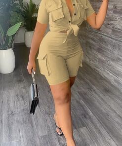 Cropped Cargo Set