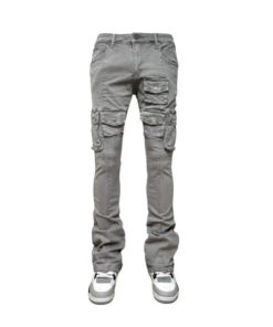 Utility Cargo Flare Denim