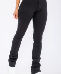 High Waist Super Stretch Stacked Pants